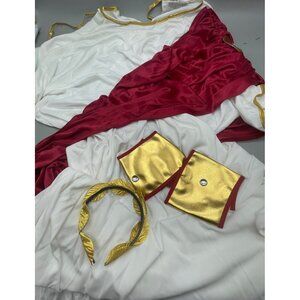 fun world Julius Caesar Roman Goddess history costume Halloween size 6'3" READ